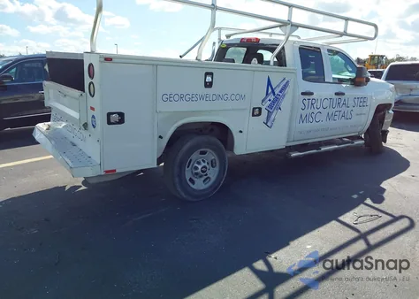 2015 Chevrolet Silverado 2500Hd Wt из США, поврежденный, VIN 1GB2CUEGXFZ511799